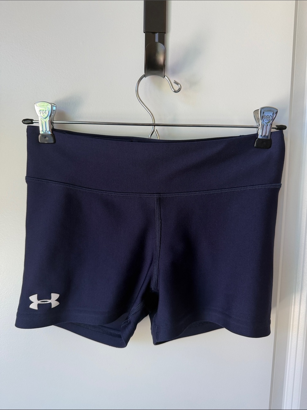 Under Armour Women's Navy Athletic Compression Shorts